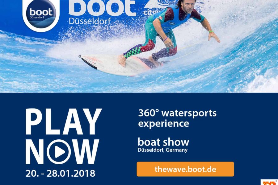 Innendørs elvesurfing for alle – boot messen i Düsseldorf januar 2018