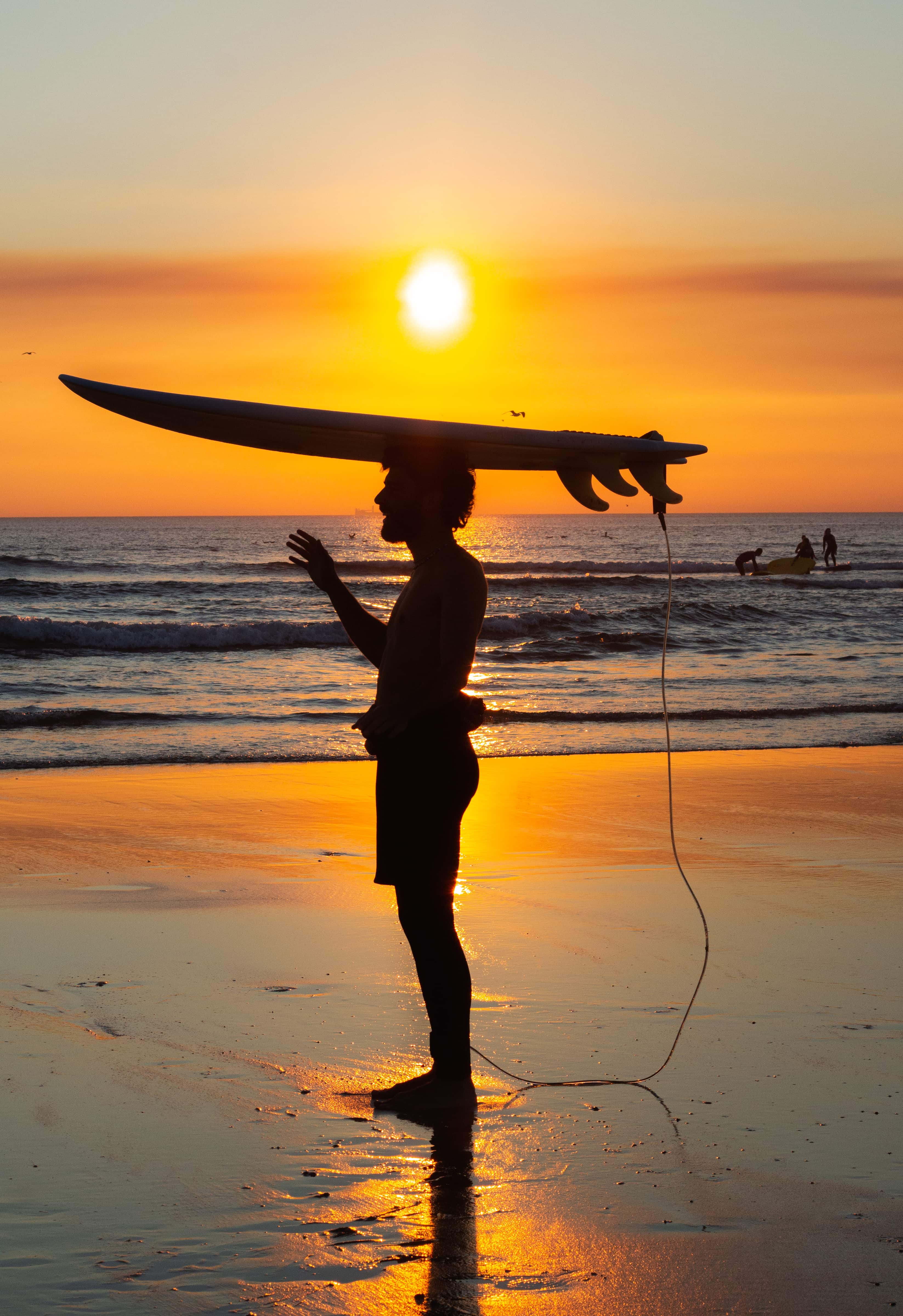 Surfing på hjernen. Foto: Leander Rudsli.