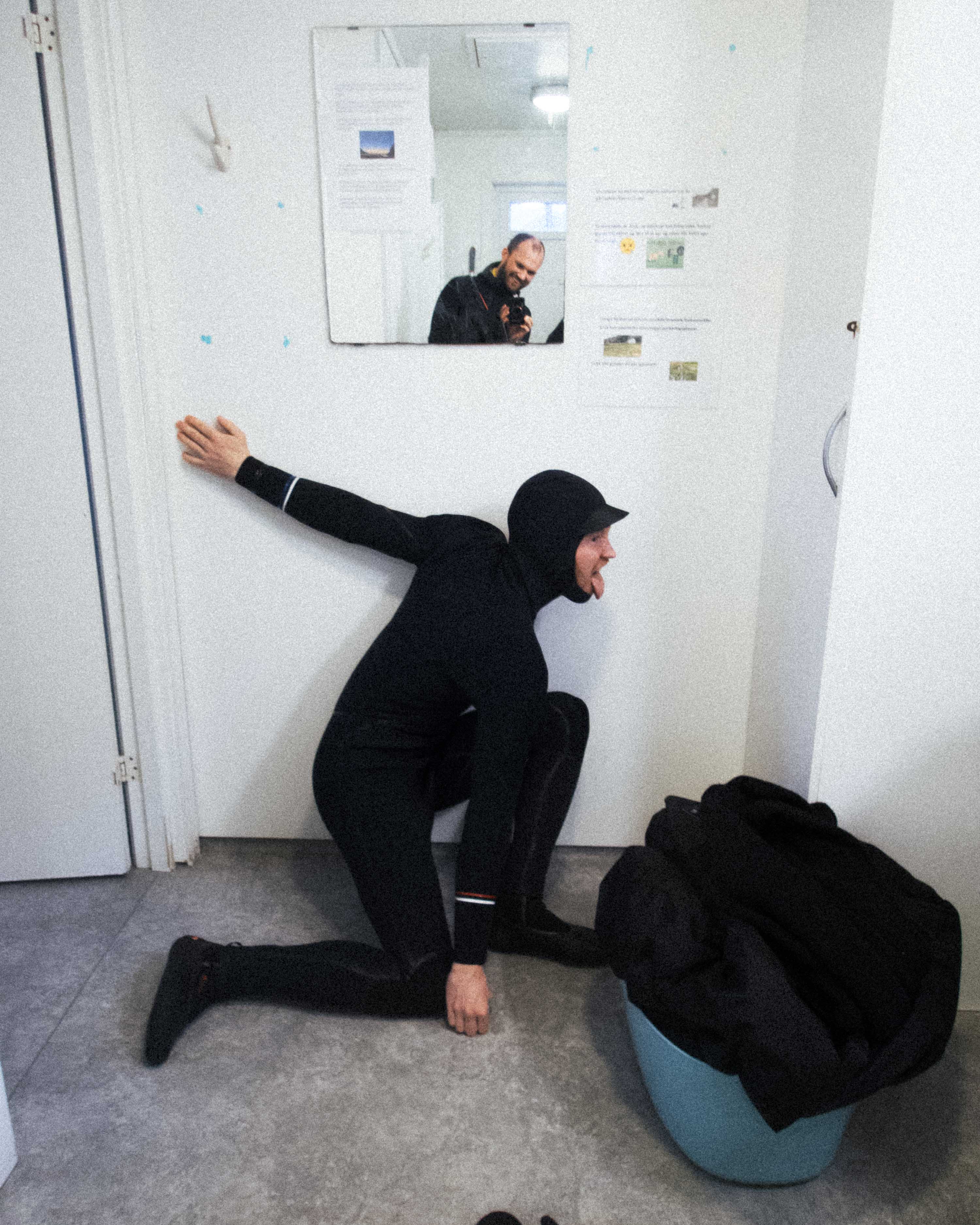 Lettere å bli tuba av speilet enn å speile seg i tuben si. Foto: Yrjan Olsnes Lettere å bli tuba av speilet enn å speile seg i tuben si. Foto: Yrjan Olsnes