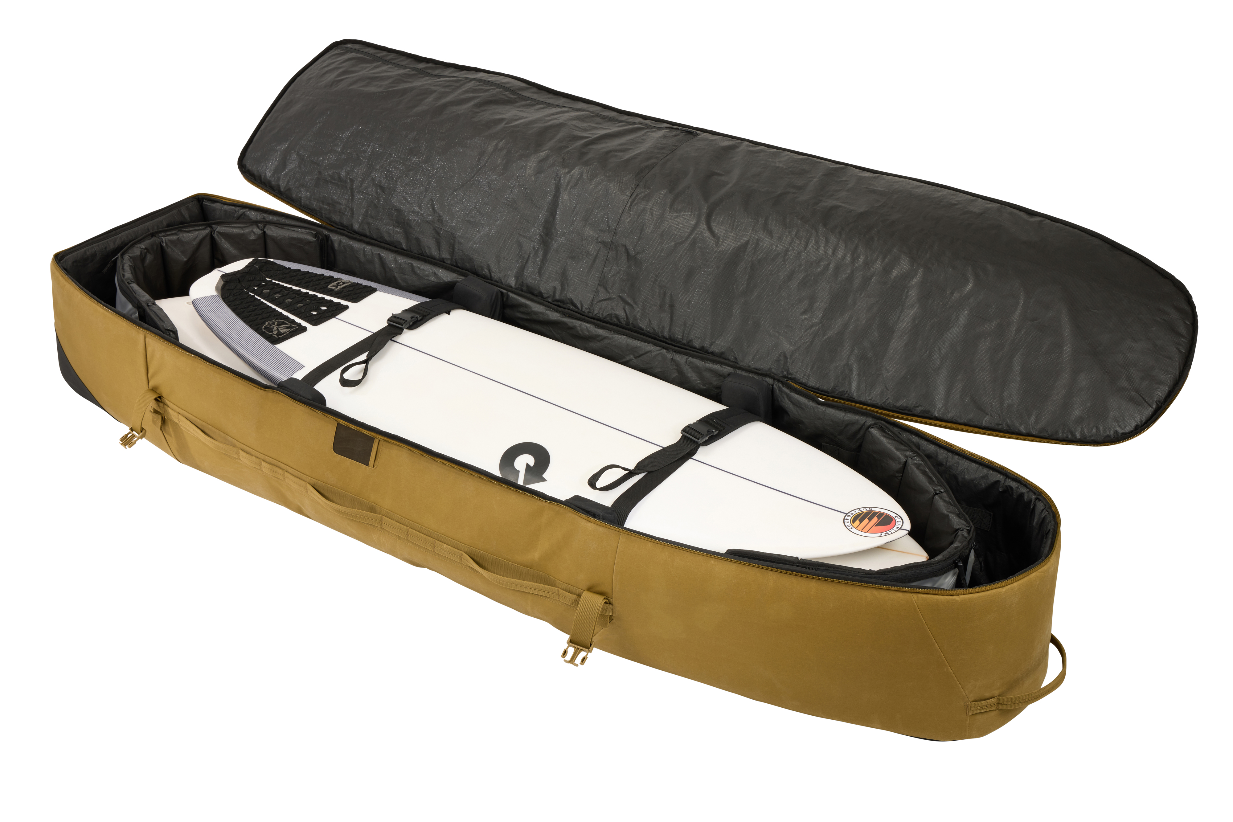 Thule aion surfboard bag innsiden