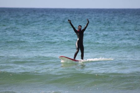 Klassetur med surfing på Jæren