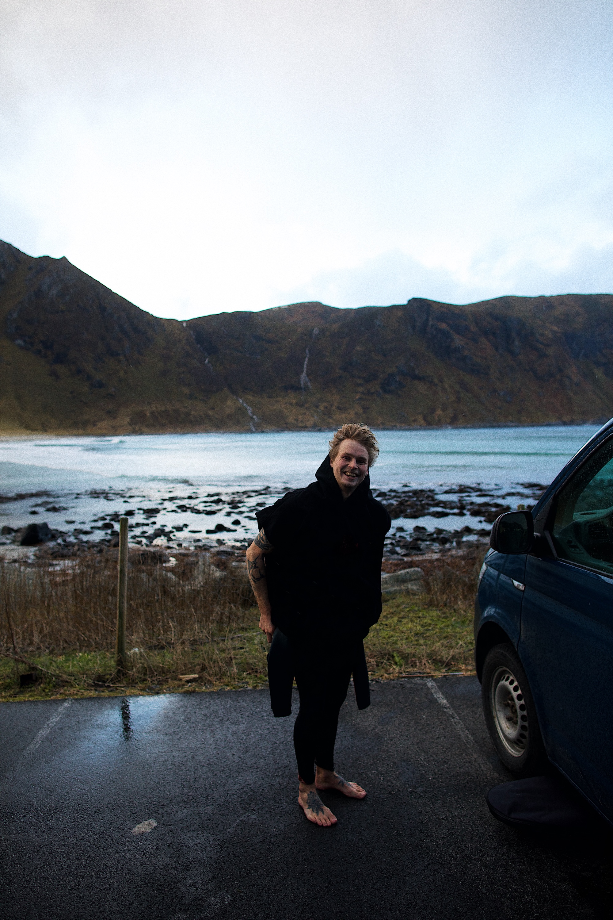 Happy days i Hoddevik. Foto: Audun Oddenes