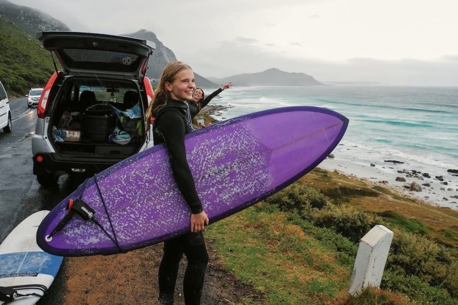 Vintersurf nord for polarsirkelen