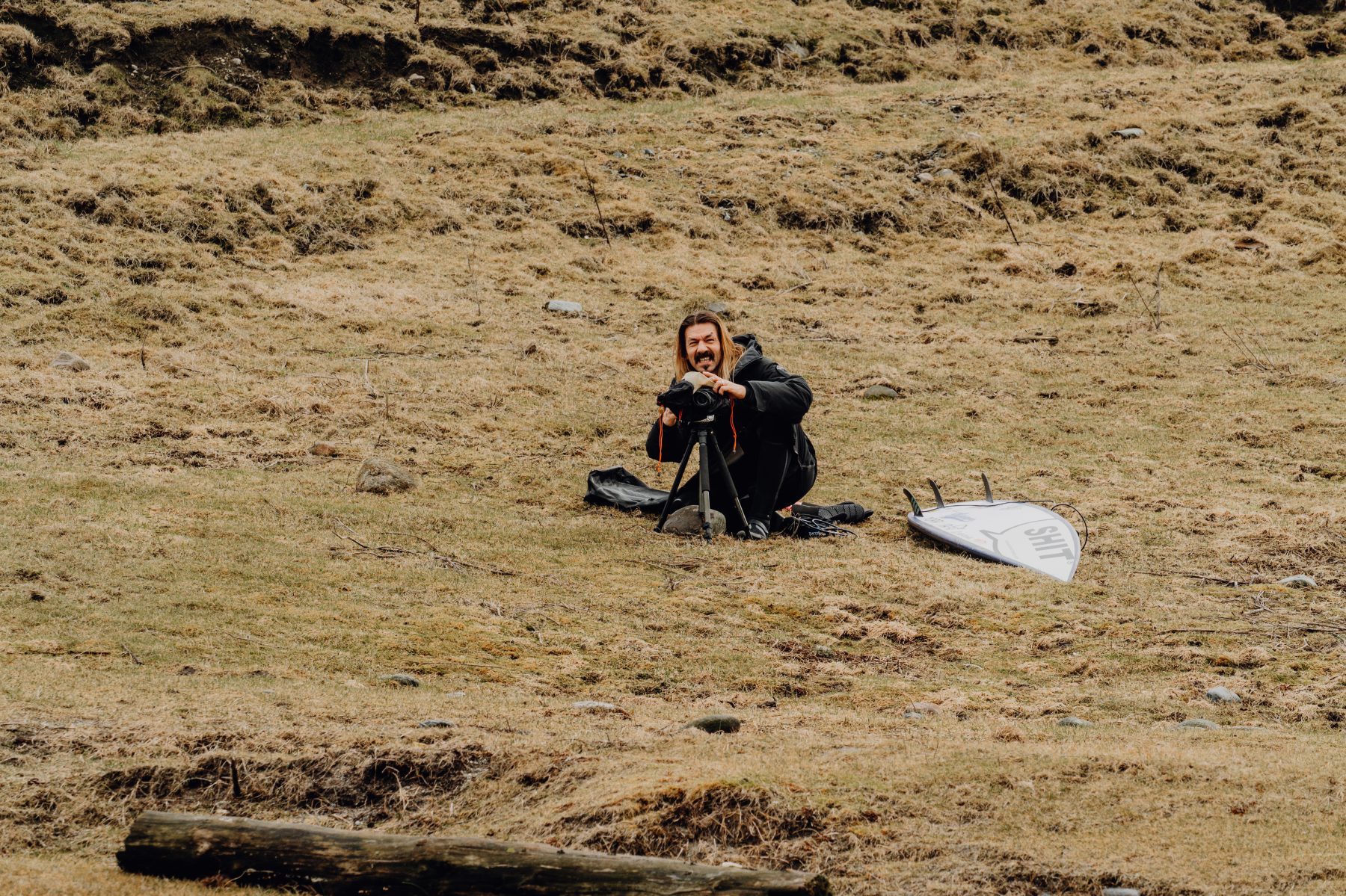 Frode dokumenterer. Foto: Sigve Brochmann Rasmussen